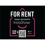 instashow+ yard sign for rent